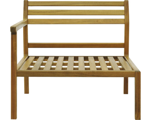 Holz Gartenlounge Sessel mit Armlehne links