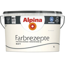 Alpina Farbrezepte Wandfarbe muschelweiß 5 L