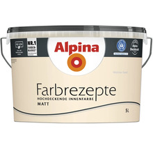 Alpina Farbrezepte Wandfarbe weicher sand 5 L