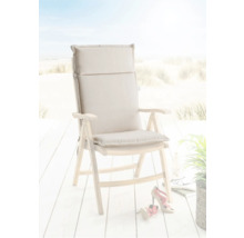 Coussin pour chaise de jardin avec dossier haut