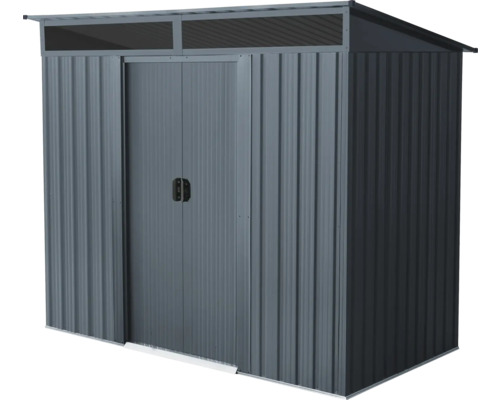 Geräteschuppen aus Metall mit Doppeltür