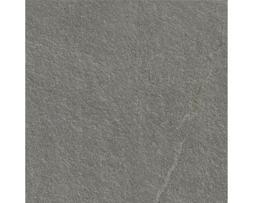 Dalle de terrasse en grès cérame fin FLAIRSTONE Canyon Grey bord rectifié 60 x 60 x 2 cm Carreau de sol carré en grès cérame