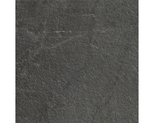 Dalle de terrasse en grès cérame fin FLAIRSTONE Canyon Black bord rectifié 60 x 60 x 2 cm