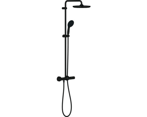 Colonne de douche avec thermostat Grohe Quickfix Vitalio Start 250 noir 266772431