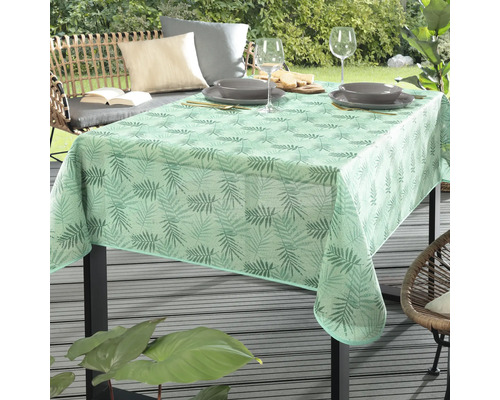 Nappe de table de jardin Texel feuille de palmiers 160x220 cm