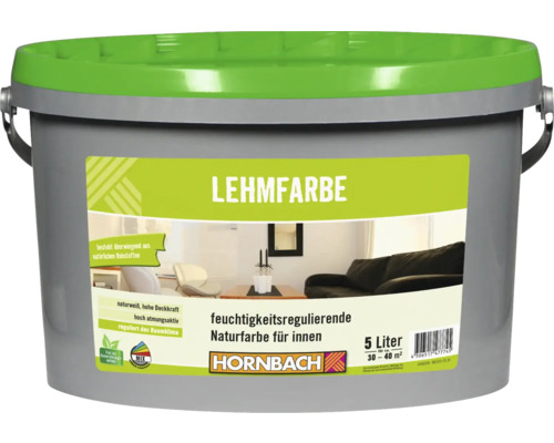 Eimer Lehmfarbe für Innenräume, 5 Liter