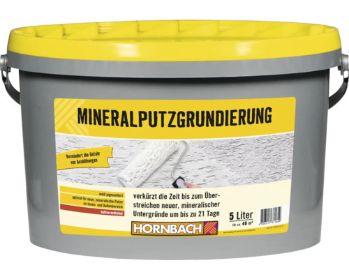 HORNBACH Mineralputzgrundierung weiß 5 l Eimer Mineralputzgrundierung 5 Liter