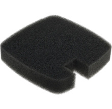 Mousse filtrante noire avec encoche
