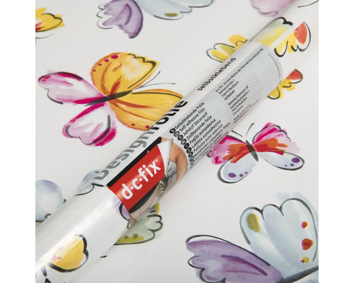 Rouleau de film autocollant avec motif de papillons