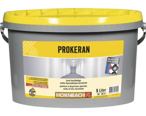 HORNBACH Wandfarbe Prokeran weiß 5 l