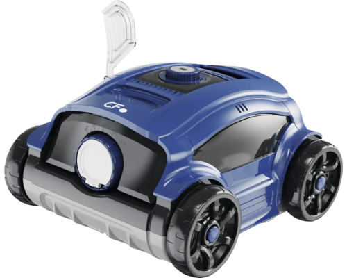 Robot de nettoyage aspirateur de fond Planet Pool bleu avec câble de charge Robot de nettoyage de piscine bleu avec roues