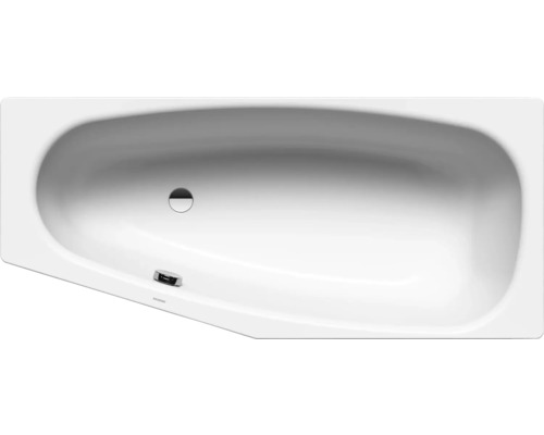 Badewanne KALDEWEI MINI Invisible Grip links 832 75 x 157 cm alpinweiß glänzend vollflächige Antirutschbeschichtung 224800011001