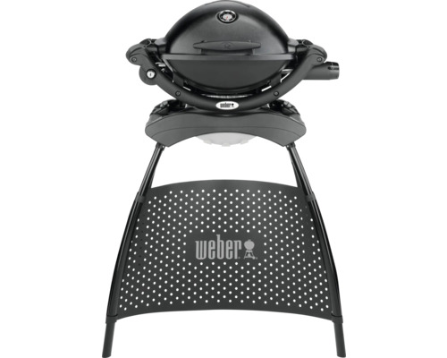 Barbecue à gaz Weber avec support pour l''extérieur