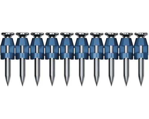 Betonnägel Bosch Professional NB-25 - 2,7x25 mm Befestigungsnägel mit Magazin für Befestigungsgeräte, Zehnerpack