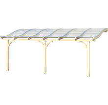 Holzcarport mit Polycarbonatdach