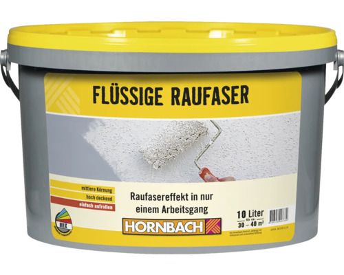 Papier ingrain liquide HORNBACH blanc 10 l Papier ingrain liquide HORNBACH blanc 10 l
