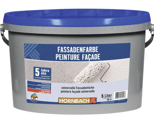 Eimer Fassadenfarbe, 5 Liter