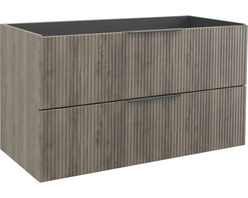 Waschtischunterschrank Jungborn QUATTRO BxHxT 100 x 50 cm x 46 cm Frontfarbe nuss matt 55702