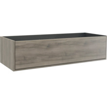 Waschtischunterschrank mit Holzdekor