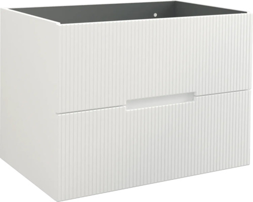 Meuble sous-vasque Jungborn SEDICI couleur de façade blanc mat 80 x 57 x 50 cm 55734