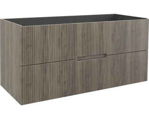 Meuble sous vasque Jungborn SEDICI lxhxp 120 x 57 x 50 cm couleur de façade noyer mat 55745 Meuble sous vasque Jungborn SEDICI lxhxp 120 x 57 x 50 cm couleur de façade noyer mat 55745