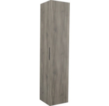 Hochschrank mit vertikal gerillter Tür und Griff
