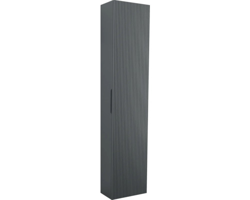 Armoire haute Jungborn QUATTRO/SEDICI couleur de façade noir mat 35 x 160 x 20 cm 55712