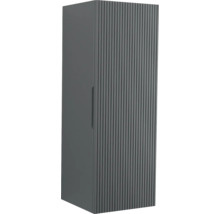 Grauer Hängehochschrank mit geriffeltem Design für das Badezimmer