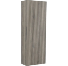 Badezimmerschrank mit gerillter Front und Türgriff