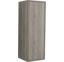 Armoire suspendue avec motif bois pour salle de bains