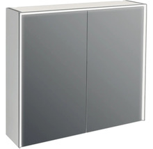Jungborn Spiegelschrank QUATTRO SEDICI NOVE 80 x 20 x 70 cm grau 2-türig LED IP 44