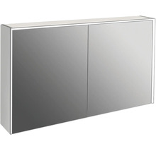 Jungborn Spiegelschrank QUATTRO SEDICI NOVE 120 x 20 x 70 cm grau 2-türig LED IP 44