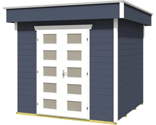 Gartenhaus mit Doppeltür und Fenstern