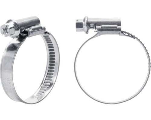 Deux colliers de serrage en métal