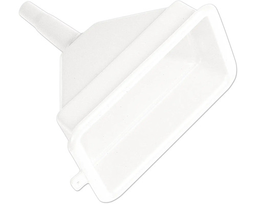 Entonnoir en plastique 300 x 210 mm, rectangulaire, idéal pour bac collecteur Entonnoir blanc