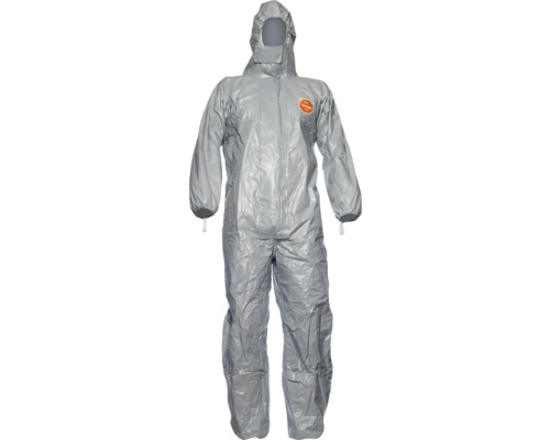 Combinaison de protection grise avec capuche