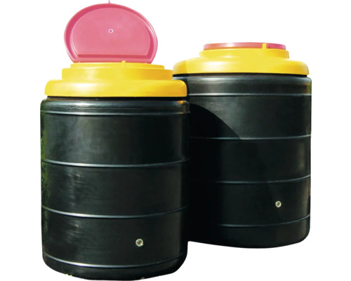 Réservoir de collecte en polyéthylène, à double paroi, volume 500 litres