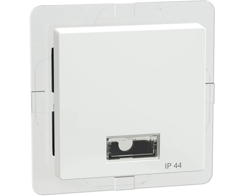 Interrupteur à bascule Merten 432725 IP44 avec symbole fenêtre M-Pure blanc actif