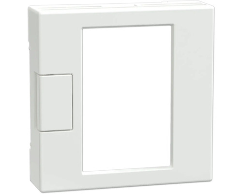 Plaque centrale unie Merten MEG5775-0325 pour régulateur de température M-Pure blanc actif/brillant