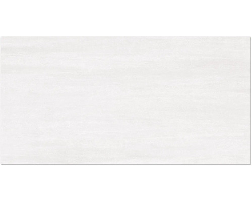 Steingut Wandfliese Cementine weiß 30 x 60 x 0,75 cm matt