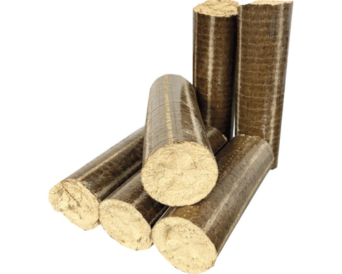 Briquettes de bois en sciure pour cheminée ou poêle