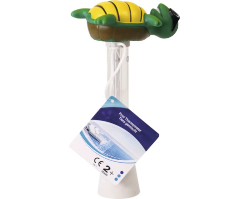 Thermomètre de piscine en forme de tortue