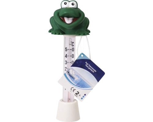 Thermomètre de piscine motif grenouille