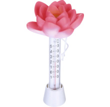 Thermomètre extérieur motif floral