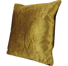 Coussin décoratif Velvet doré 45x45 cm-thumb-2
