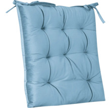 Galette de chaise Velvet bleu 40x40x7 cm-thumb-8