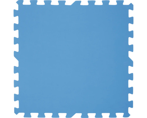 Bodenschutzmatte für Poolboden 50 cm, 9 Stück Blaue Puzzleschaummatte