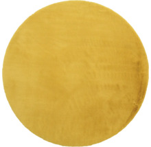 Runder Teppich aus synthetischem Material