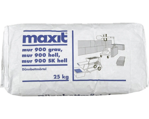 Maxit Mur 900 Dünnbettmörtel im 25 Kilogramm Sack