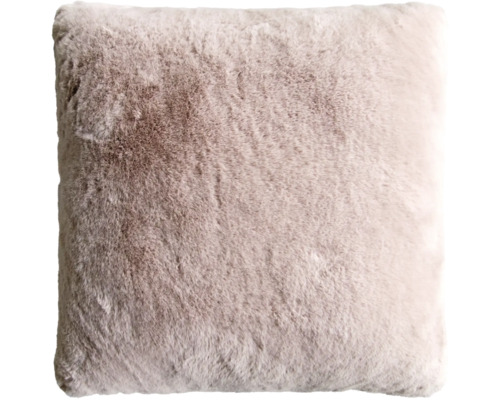 Quadratisches Zierkissen mit Felloptik